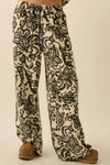 Yuki Floral Fleece Pants
