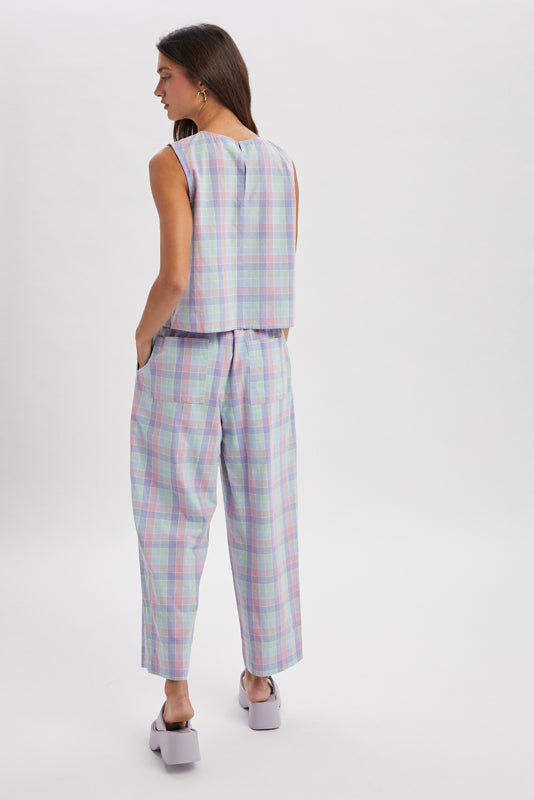 Courtney Plaid Set