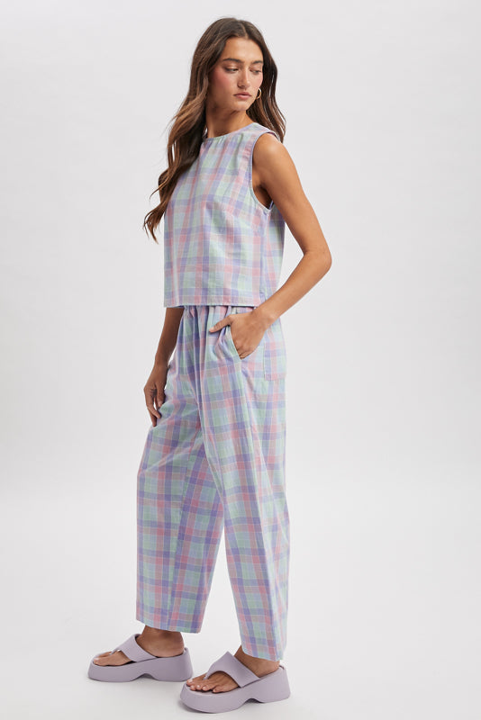 Courtney Plaid Set