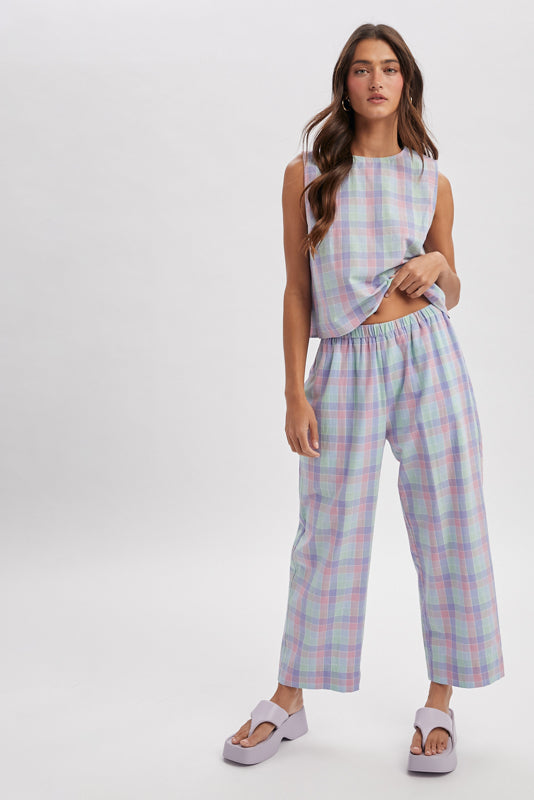Courtney Plaid Set