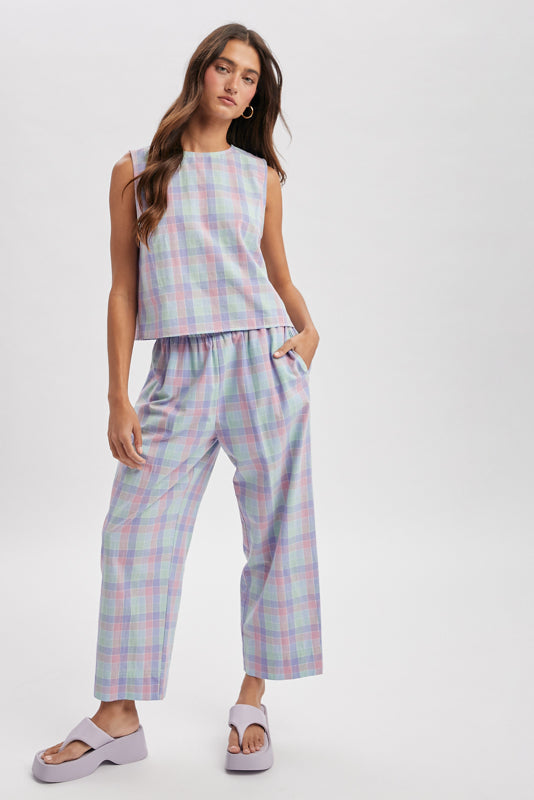 Courtney Plaid Set