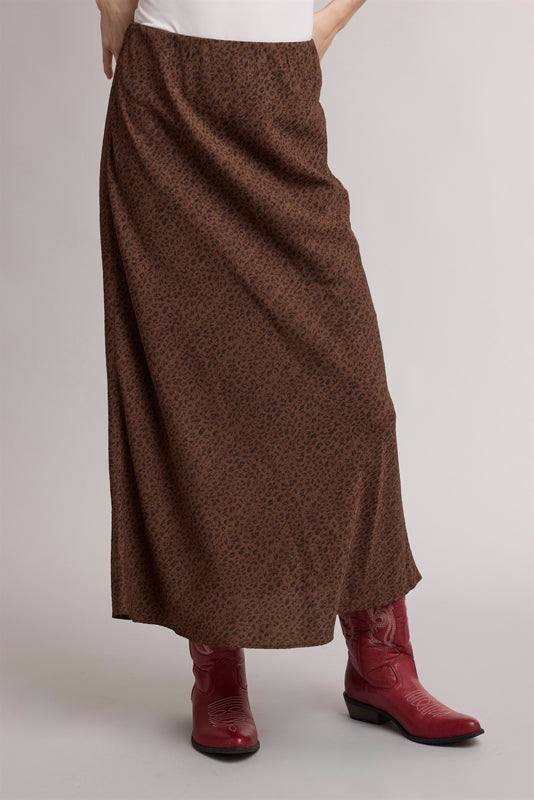 Cheetah Midi Skirt