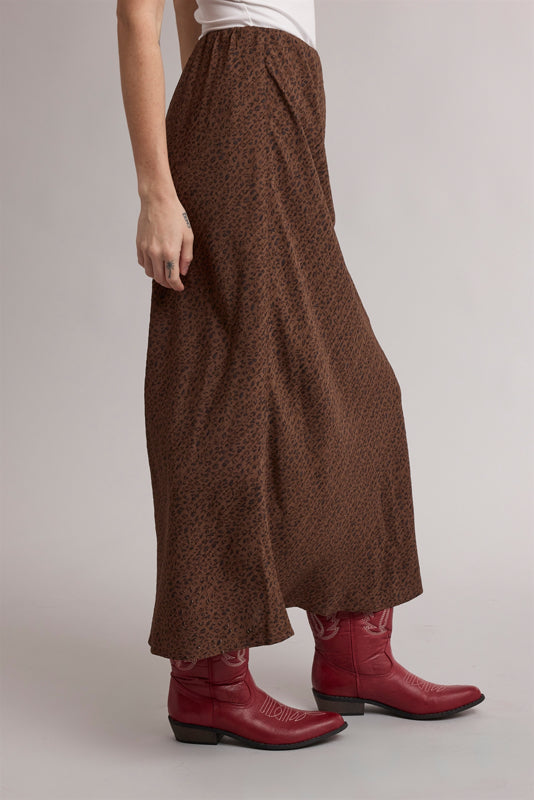 Cheetah Midi Skirt