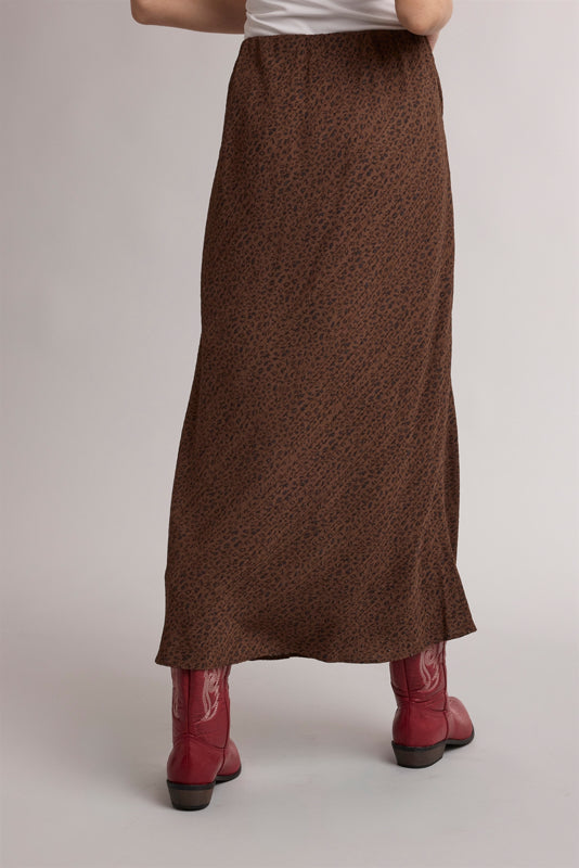 Cheetah Midi Skirt