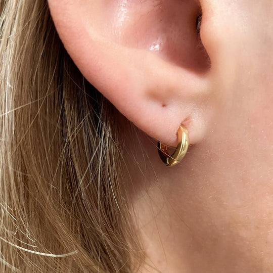 18k Gold Filled 10mm Clicker Hoop Earring GoldFi