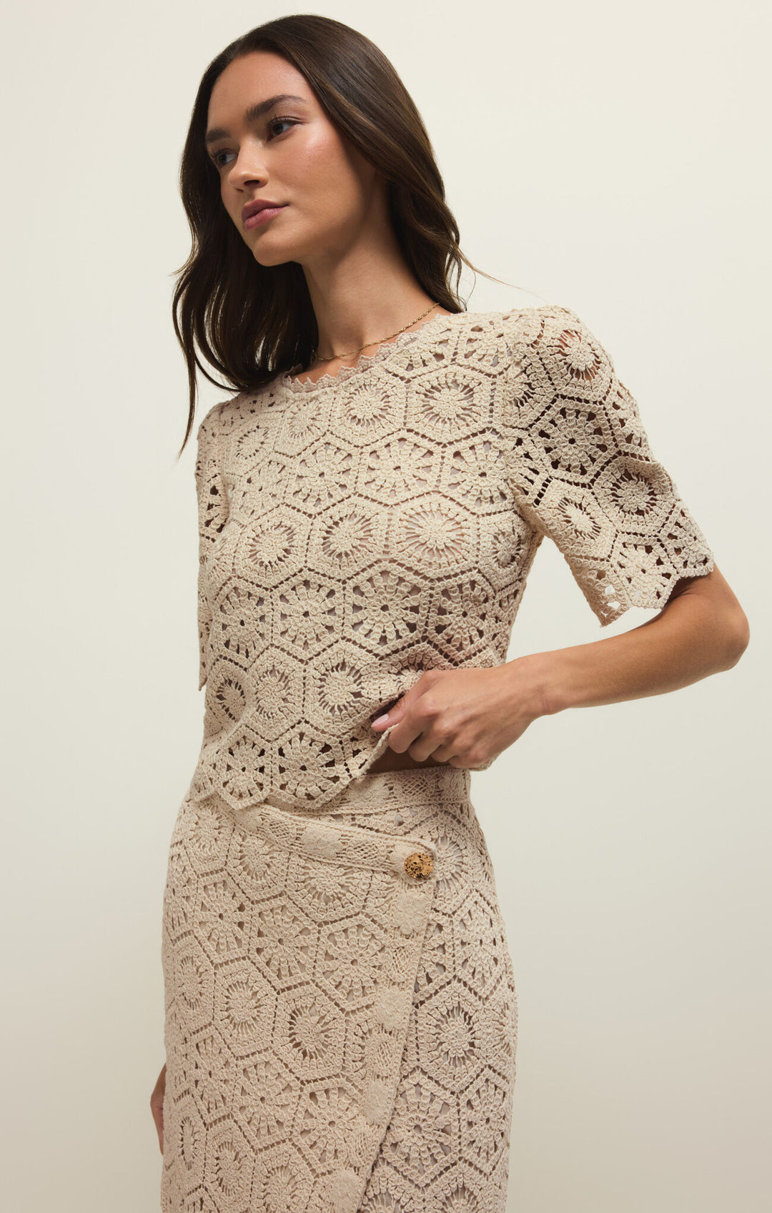 Raquel Lace Top - Beloved Boutique 