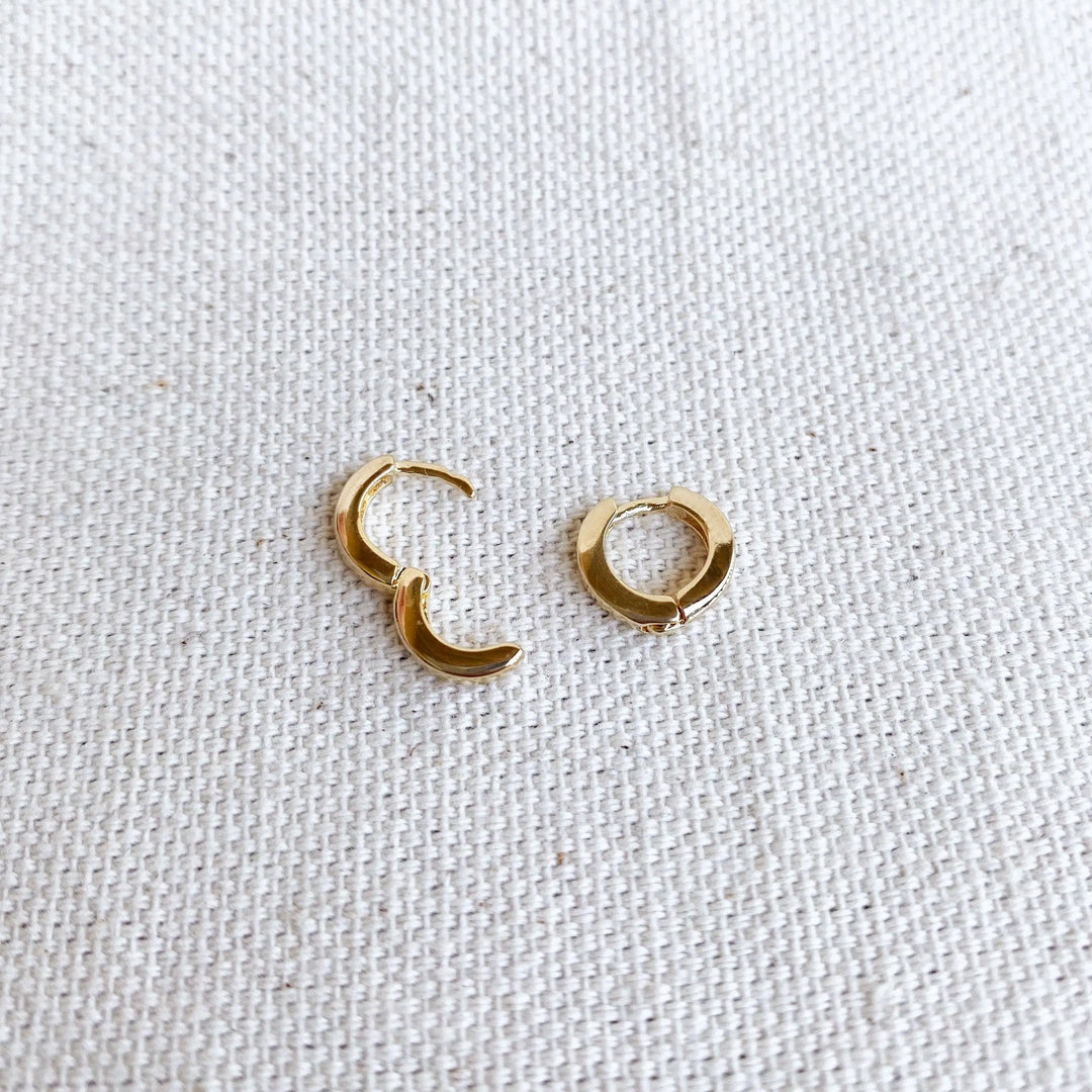 18k Gold Filled 10mm Clicker Hoop Earring GoldFi