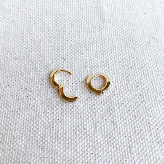 18k Gold Filled 10mm Clicker Hoop Earring GoldFi