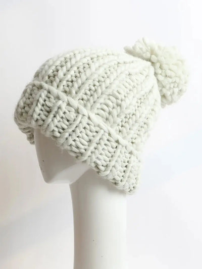 Chunky Cable Knit Beanie