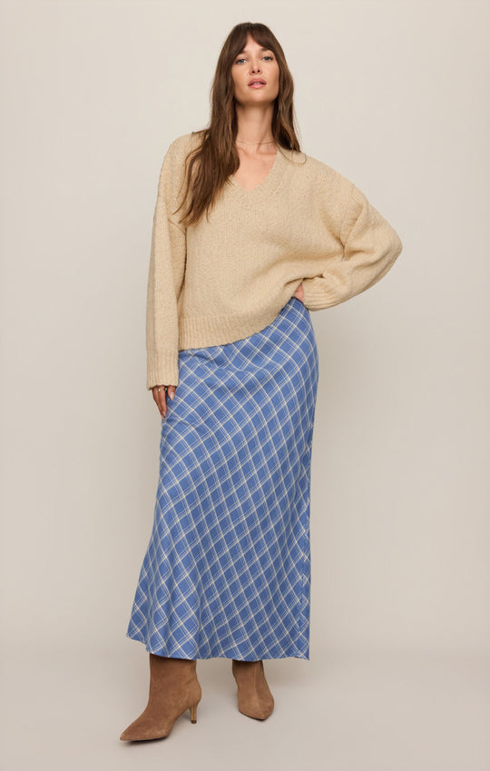 Europa Plaid Skirt