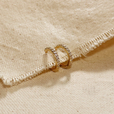 15mm CZ Hoop Earrings - Beloved Boutique