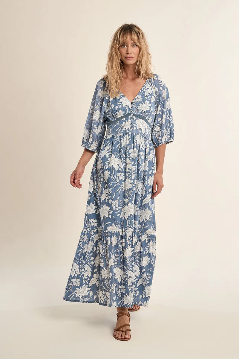 molly bracken maxi dress PRINTED MAXI DRESS