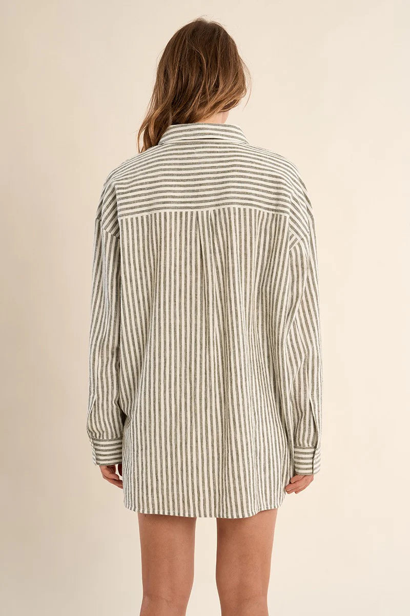 Novara Button Up Top - Beloved Boutique 