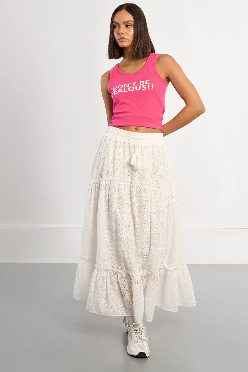 Cassidy Eyelet Maxi Dress - Beloved Boutique 