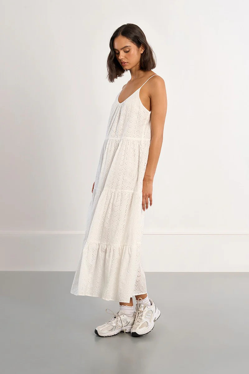 Iris Eyelet Maxi Dress - Beloved Boutique 