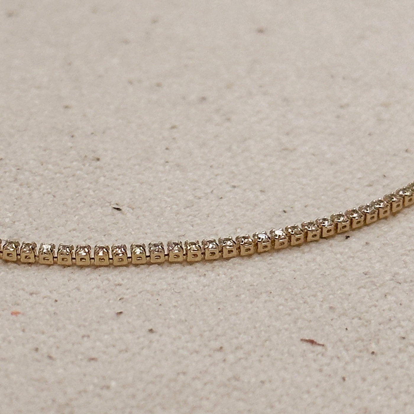 18k Gold Filled 1.2mm CZ Tennis Bracelet - Beloved Boutique