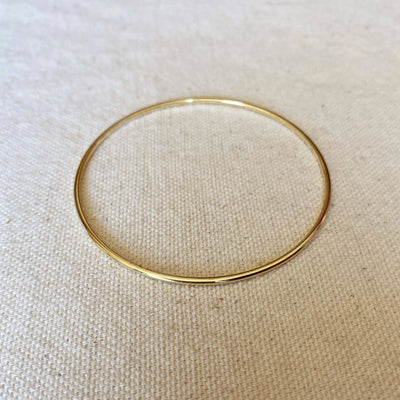 18k Gold Filled Bangle Bracelet GoldFi