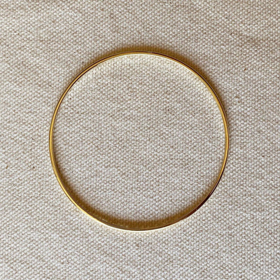 18k Gold Filled Bangle Bracelet GoldFi