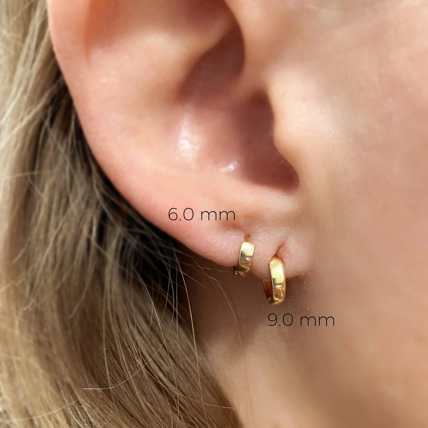 18k Gold Filled Small Clicker Hoop Earrings GoldFi