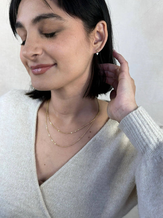18k Gold Filled 1.45mm Cable Chain - Beloved Boutique