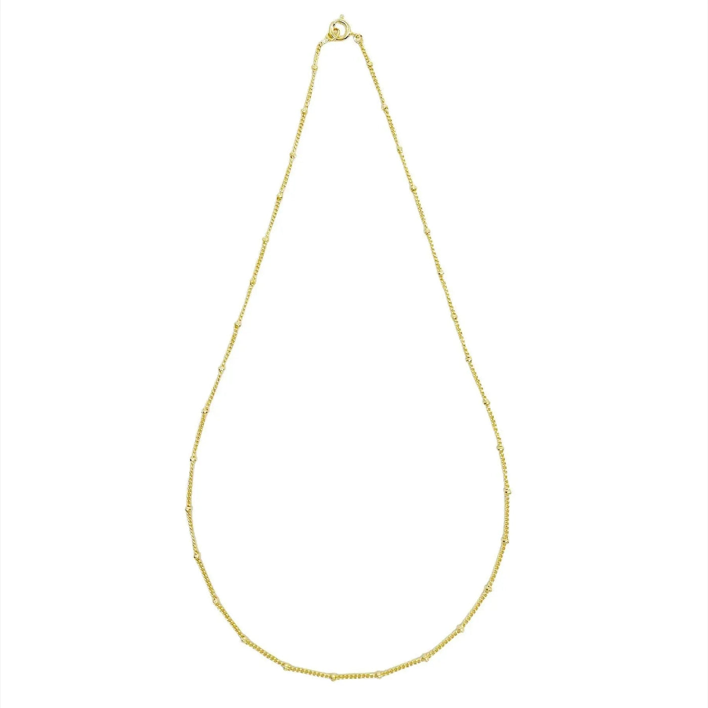 18k Gold Filled 1mm Satellite Chain Available in 16", 18", 2 - Beloved Boutique