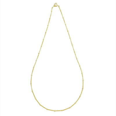 18k Gold Filled 1mm Satellite Chain Available in 16", 18", 2 - Beloved Boutique