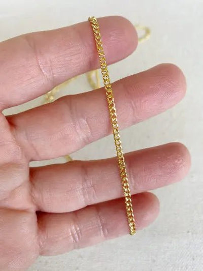 18k Gold Filled 2.0mm thickness Cuban Bracelet - Beloved Boutique