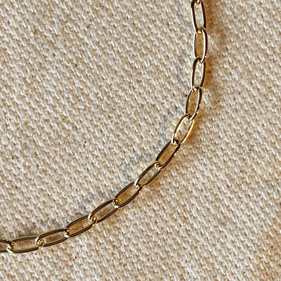 18k Gold Filled 2.5mm Cable Link Bracelet - Beloved Boutique