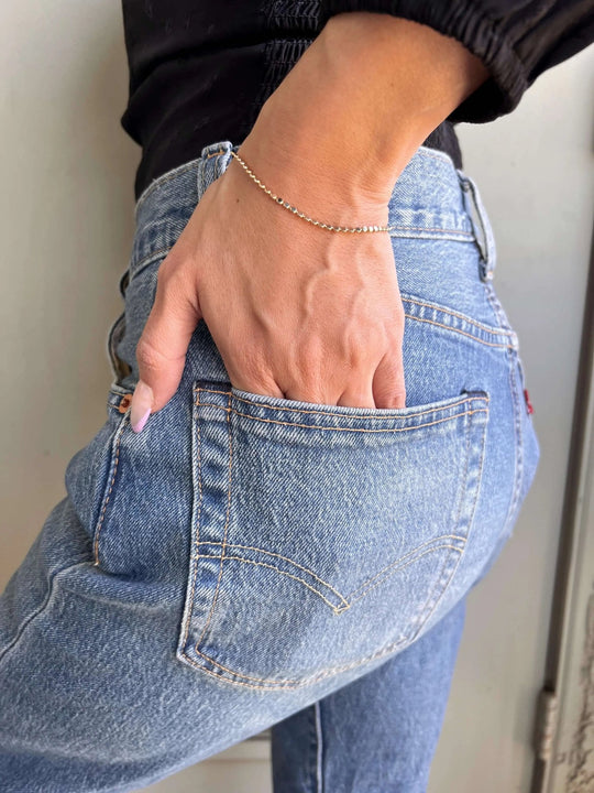 18k Gold Filled 2mm Dot Ball Bracelet - Beloved Boutique