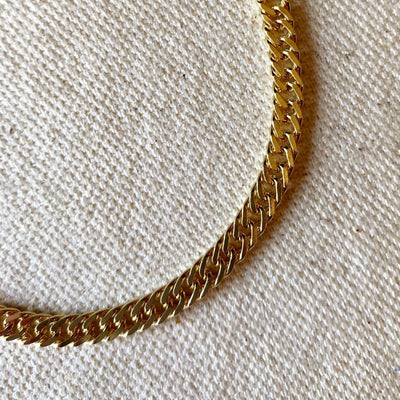 18k Gold Filled 4.0mm Curb Chain Bracelet - Beloved Boutique