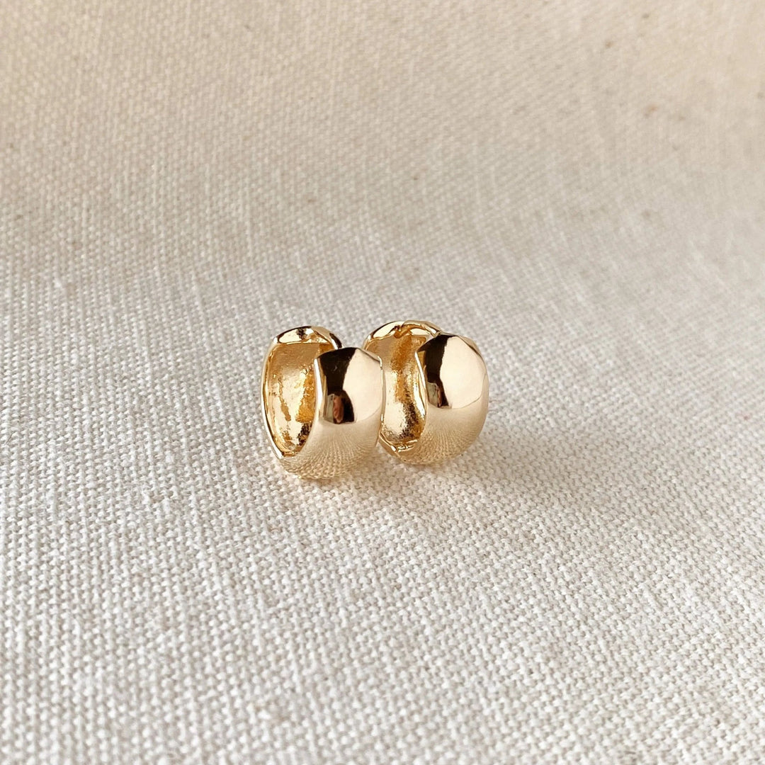 18k Gold Filled Chunky Clicker Earrings - Beloved Boutique