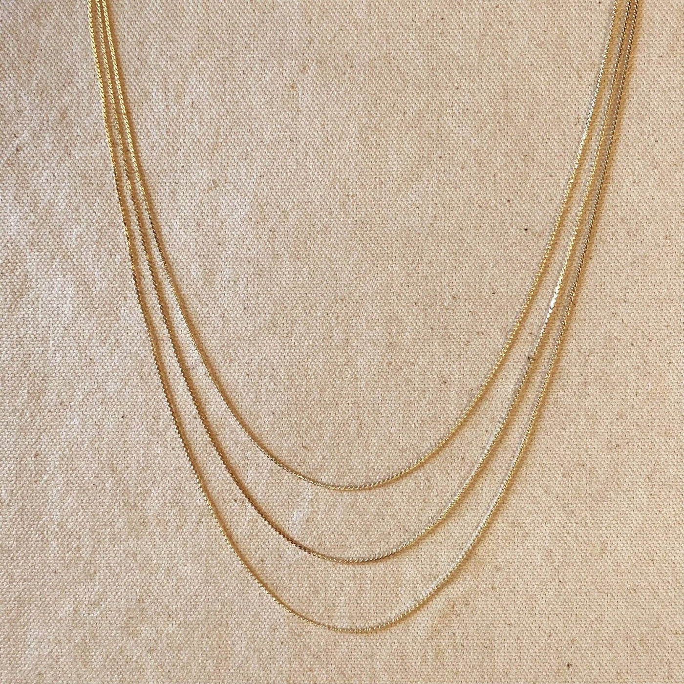 18k Gold Filled Dainty Chain Necklace - Beloved Boutique