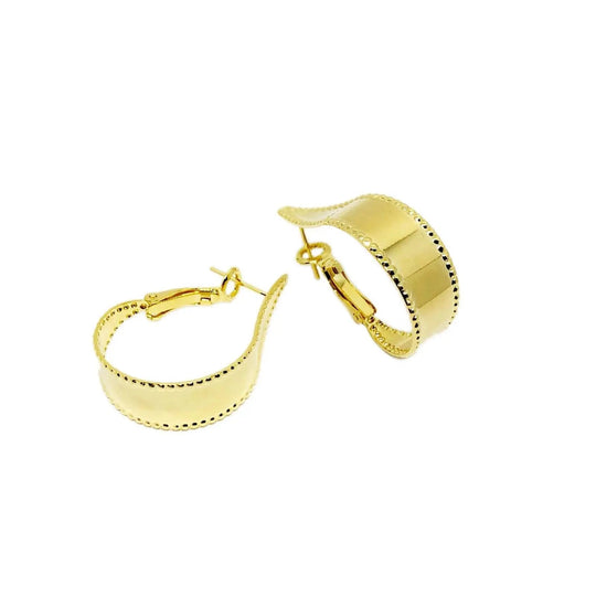 18k Gold Filled Hoop Earrings - Beloved Boutique