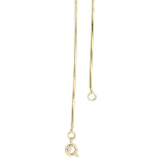18k Gold Filled Interspersed Twisted Box Chain 1.0mm Thickne - Beloved Boutique