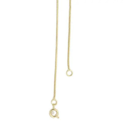 18k Gold Filled Interspersed Twisted Box Chain 1.0mm Thickne - Beloved Boutique