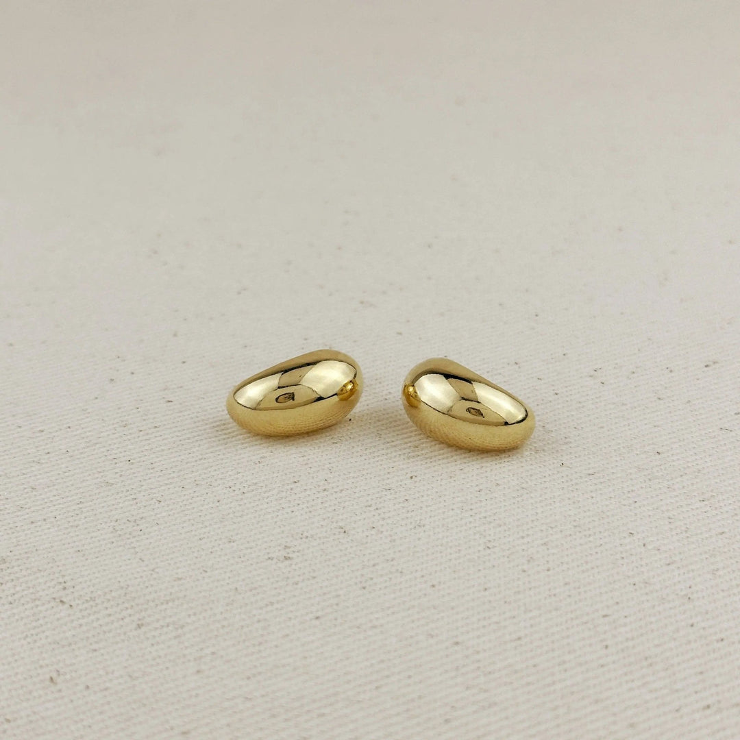 18k Gold Filled Medium Dome Earrings - Beloved Boutique