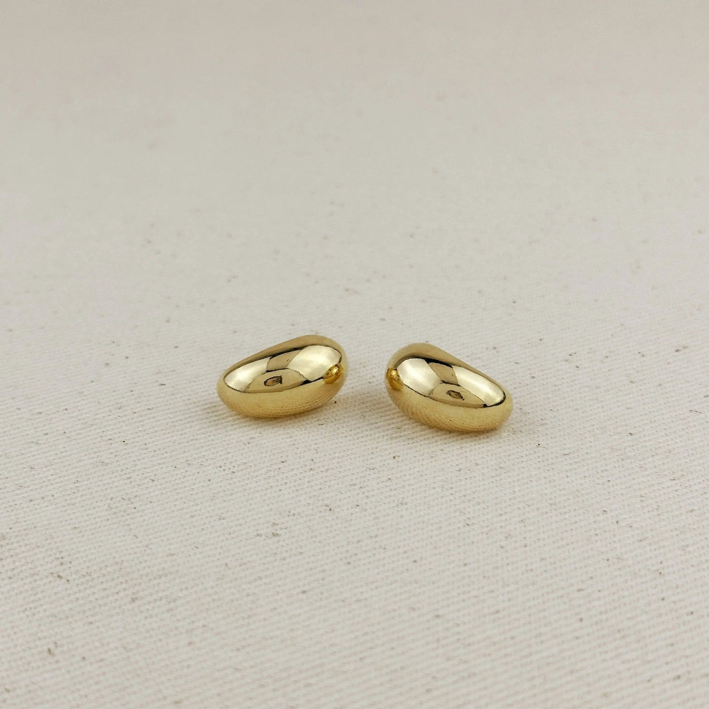 18k Gold Filled Medium Dome Earrings - Beloved Boutique