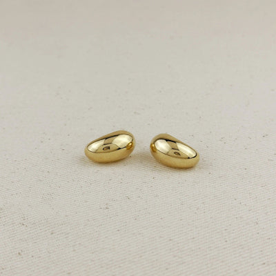 18k Gold Filled Medium Dome Earrings - Beloved Boutique