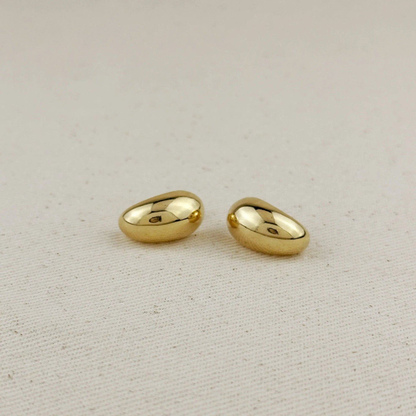 18k Gold Filled Medium Dome Earrings - Beloved Boutique