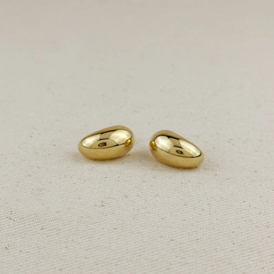 18k Gold Filled Medium Dome Earrings - Beloved Boutique