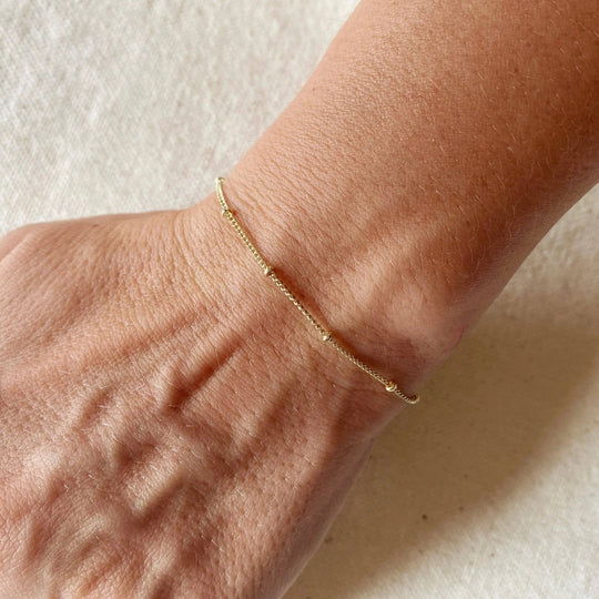 18k Gold Filled Satellite Bracelet - Beloved Boutique