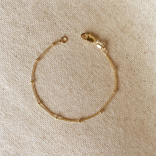 18k Gold Filled Satellite Bracelet - Beloved Boutique