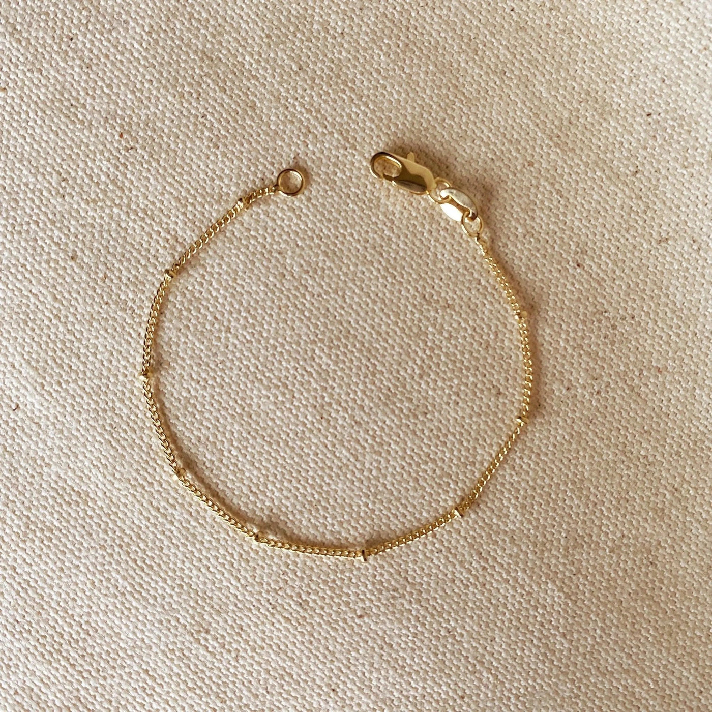 18k Gold Filled Satellite Bracelet - Beloved Boutique