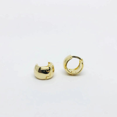 18k Gold Filled Small Chunky Clicker Hoop Earrings - Beloved Boutique