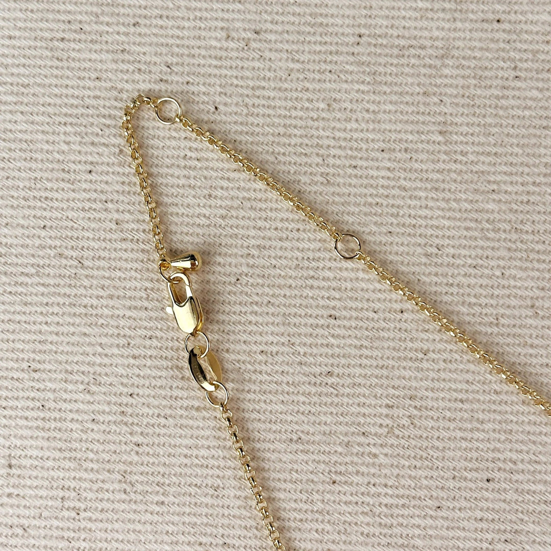 18k Gold Filled Spaced Baroque Pearls Necklace - Beloved Boutique
