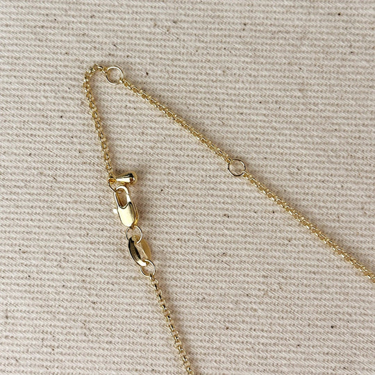 18k Gold Filled Spaced Baroque Pearls Necklace - Beloved Boutique