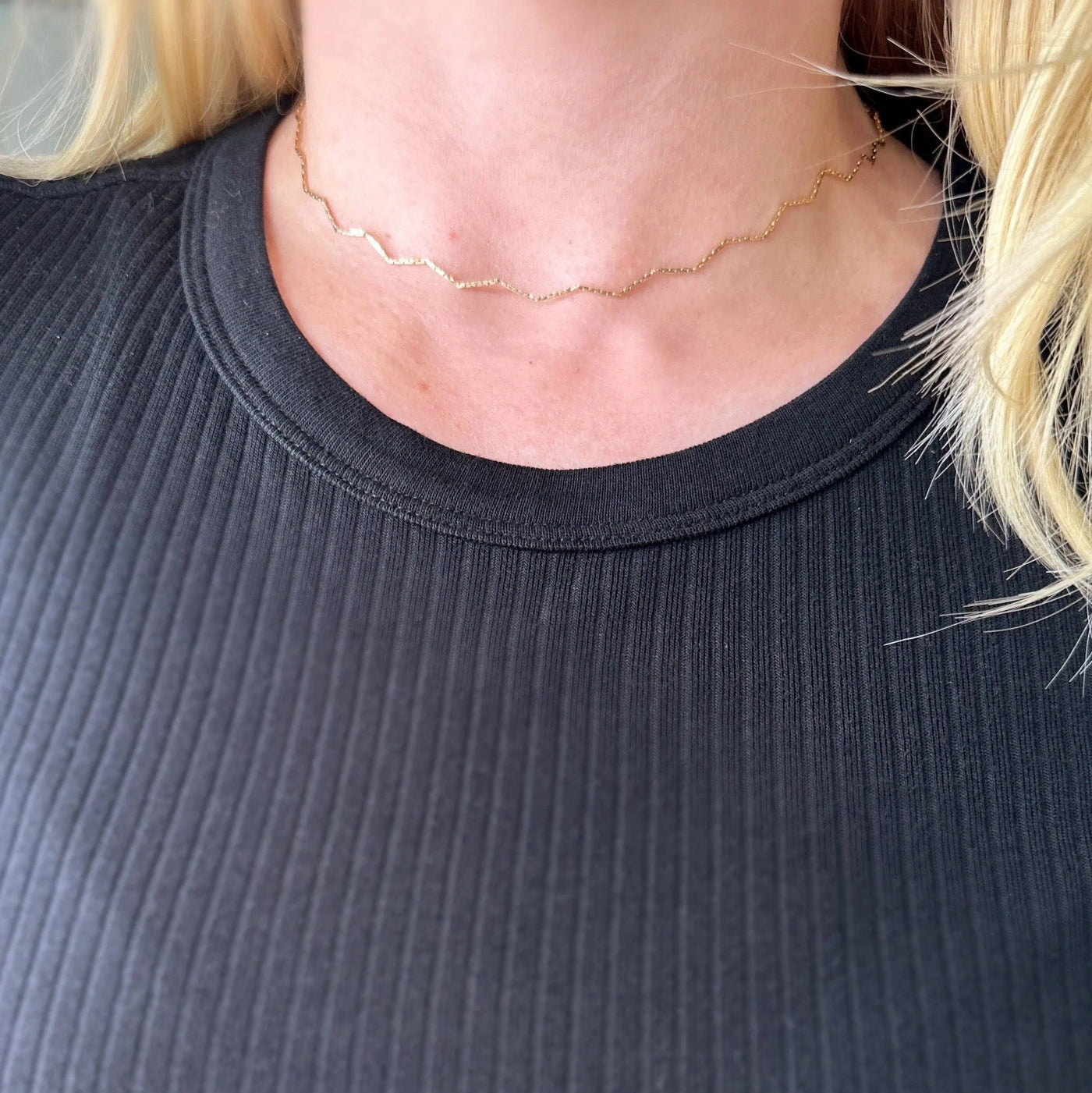 Zig Zag Choker GoldFi