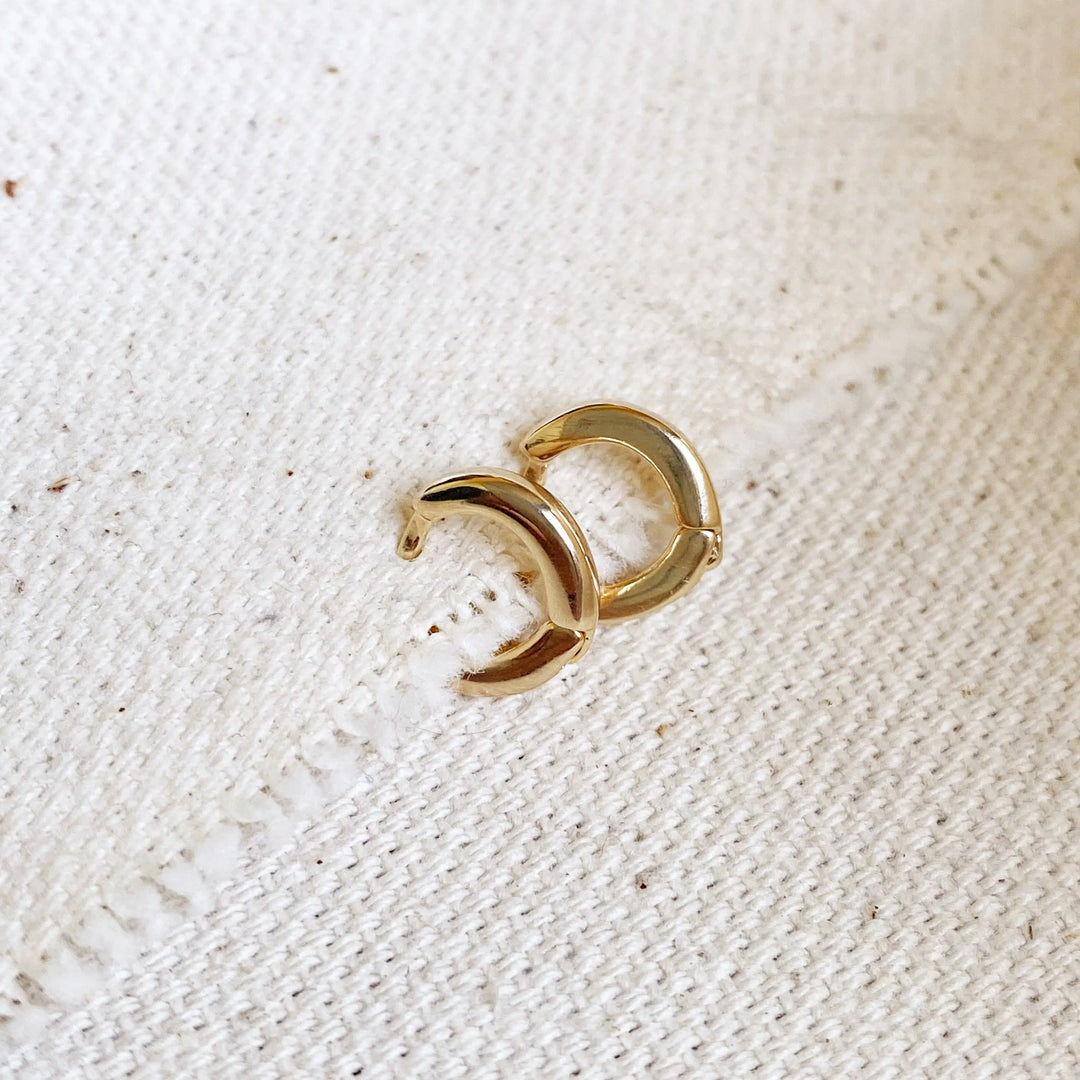 18k Gold Filled 10mm Clicker Hoop Earring GoldFi