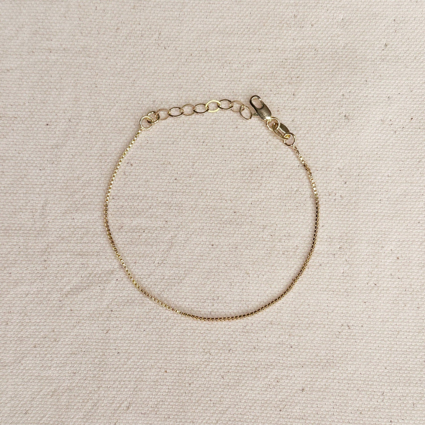 1mm Box Chain Bracelet - Beloved Boutique