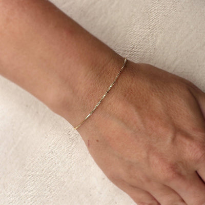1mm Box Chain Bracelet - Beloved Boutique